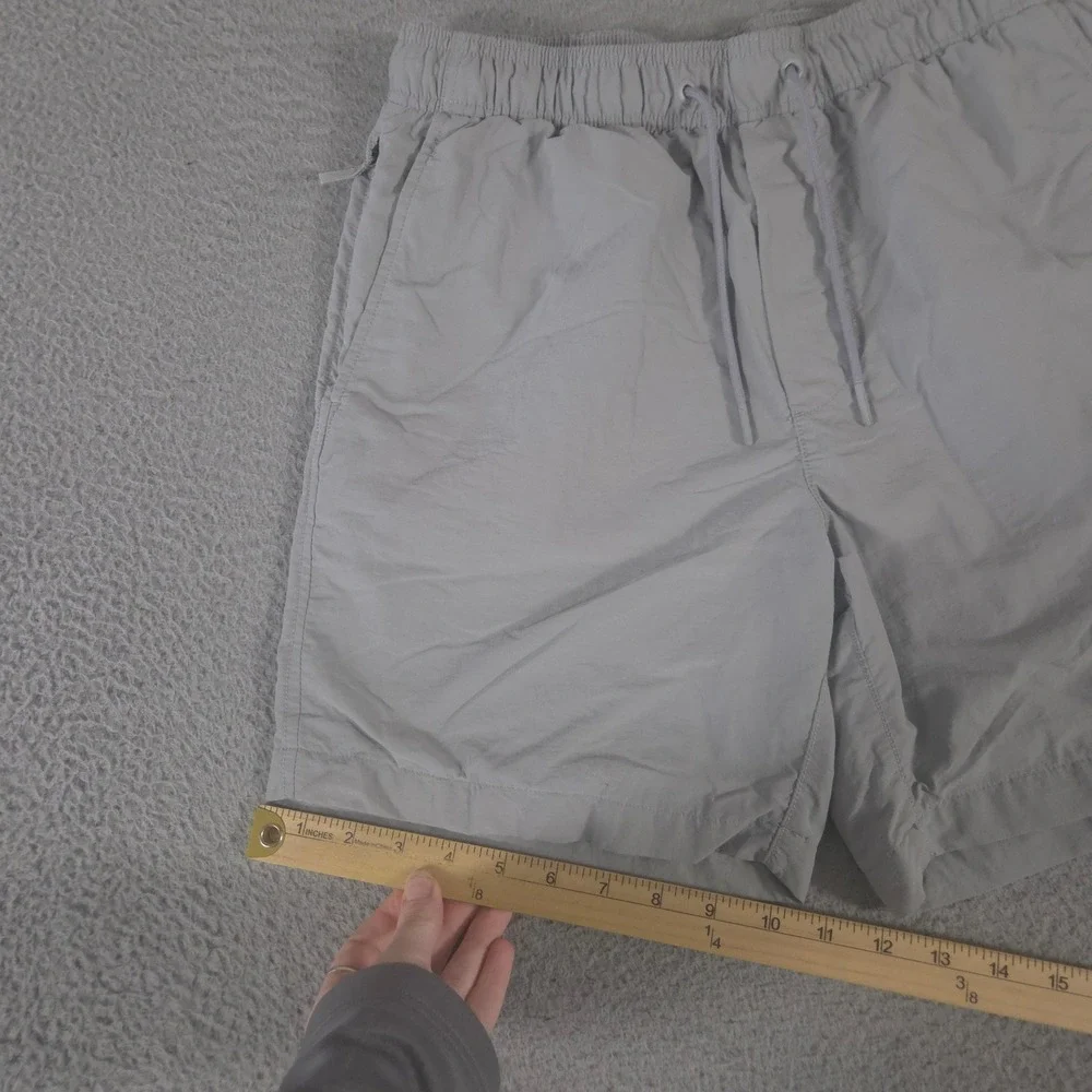 American Eagle Shorts Mens XS Gray Mesh Lined Nylon Athletic Swim Trunks Pocket